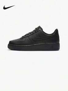 Nike Giày thể thao đế xuồng cổ điển đa năng Air Force 1 '07 dành cho nữ - màu đen - Xem 2