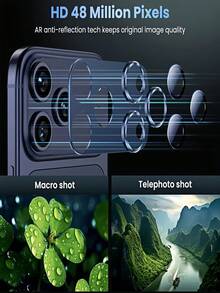 Alloy Solid Color 1pc Camera Lens Protector Made Of Matte Metallic Aluminum Alloy Tempered Glass For IPhone 17 Pro Max/17 Pro, Easy To Apply, Scratch-Resistant, Full Coverage, Compatible With Protective Cases, Unisex, Bubble-Free, High Hardness, Mother's Day Birthday Gift - Metal Armor - View 10