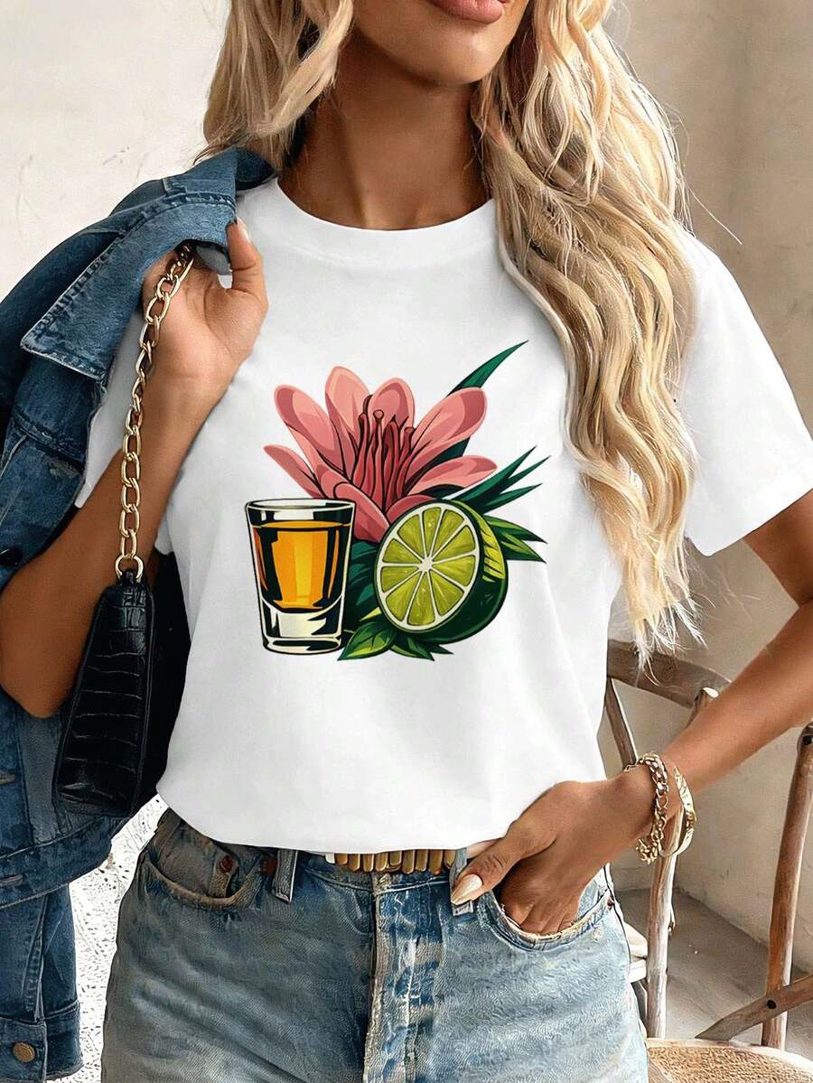 Women T-Shirts - White - View 1