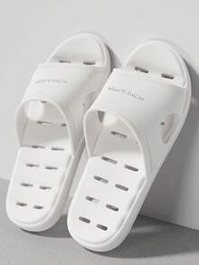 Anti-Slip, Odor-Resistant Bathroom Slippers, Breathable Perforated EVA Material, Unisex Home Sandals - Slippers - View 16
