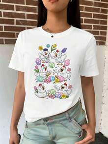 Women T-Shirts - White - View 2