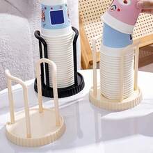 1pc Adjustable Plastic Cup Holder, Multi-Function Paper Cup Organizer, Saves Kitchen Counter Space, Coffee/Tea Cup Holder For 3-7oz Disposable Cups, Suitable For Bathroom, Coffee Station, Office Desk, Dining Table, Practical Home Organization Tool, Perfect Gift For Birthday Party, Graduation Party, Wedding, Housewarming - One Size Fits All - View 9