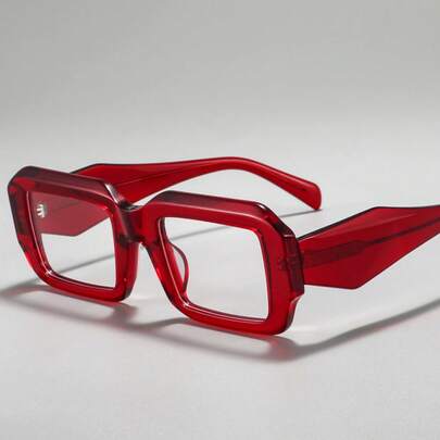 Nueva montura de gafas retro europea y americana de acetato 1159, montura cuadrada para miopía, se puede equipar con lentes para presbicia.