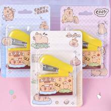 一套迷你办公用品 - 包括订书机、剪刀、起钉器、订书钉、胶带座、卷笔刀、回形针 - 小巧便携，适合圣诞节、春节、教师节、万圣节、复活节、国庆节、儿童节、生日、旅行纪念品、毕业典礼、聚会、送给年轻人、情侣、同事、朋友、孩子、同学、导师等。 - 訂書機套裝 - 查看 9