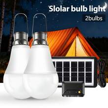 Kasotile [Solar Camping Light] Rechargeable Solar Bulb - Portable, USB-Chargeable Emergency Camping Light With Timer Function; Ideal For Indoor Home Use, Outdoor Camping Tents, Shed Lighting, And Power Outage Emergencies. (Set Of 1) - Solar Bulbs - View 3