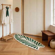 1pc Surfboard Shaped Rug, Y2K Decor Soft Non-Slip Carpet Mat For Living Room, Bedroom, Doorway - Green - View 9
