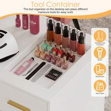 Vanities & Vanity Benches - White - View 4