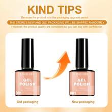 LIMEGIRL 9pcs Gel Nail Polish Set, 8ml Spring/Summer Nail Colors Gel Polish, Semi-Permanent Nail Polish, Removable UV/LED Gel Manicure Design, Gift For Women & Girls, Enjoy Salon Experience At Home Nails - Multicolor - View 6