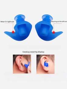Silicone Swimming Ear Plugs, Waterproof Reusable Earplugs For Adults Kids, Soft Comfortable Fit Ear Protection For Swimming, Showering, Surfing, Water Sports, Prevent Water Entry - Multicolor - View 5