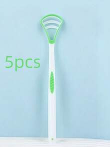 1 Bộ (Xanh dương + Đen + Hồng + Xanh lá cây) Dụng cụ làm sạch lưỡi cầm tay dành cho người lớn, nhẹ nhàng làm sạch mảng bám trên lưỡi cho hơi thở thơm mát, nhỏ gọn và dễ dàng mang theo trong túi quần hoặc túi xách. - Nhiều màu - Xem 13