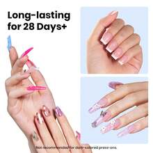 1Pcs 20g Solid Nail Glue Gel, No Wipe Hands-Free Clear Glue, Beetles Soft Nail Tip Adhesive For Press On Nails Acrylic Nail Extensions, Soak Off Long Lasting 3D Nail Art Gel, Beginner Friendly Nail Lamp Needed - 1Pcs 20g No Wipe Hands-Free Clear Glue - 查看 5