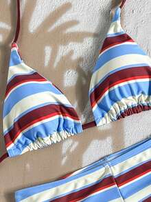 Đồ bơi nữ, bikini, quần bơi kiểu retro kẻ sọc, trang phục đi biển, bộ đồ thanh lịch cho ngày Quốc khánh 4 tháng 7, giải đua ngựa Kentucky Derby Cup, đồ bơi thế giới. - Nhiều màu - Xem 8