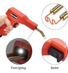 Plastic And Bumper Repair Welder With 200 Staples, Red - US A Type Plug(110-127V) - View 2