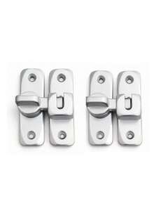 2pcs/1pc Drill-Free Door Latch, Sliding Door Latch, Lockable Latch, Special Sliding Door Latch, Sliding Door Clasp, Thickened Hotel Bathroom Door & Window Lock, Drill-Free Aluminum Alloy Solid Door Anti-Theft Lock, Household Essential - Multicolor - View 17