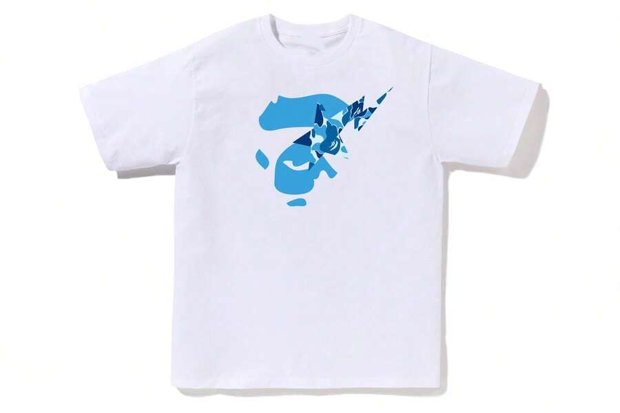 Men's Round Neck T-Shirt 100% Cotton, Men'S Casual White T-Shirt With TECHNO Print - Black Rectangular Frame & Vertical Strips Design, Short Sleeve, Round Neck, Summer Fashion, Versatile Everyday Top, Everyday Tshirt Graphic Tee Comfortable Fit, PLUS SIZE Machine Washable Perfect For Work, Travel & Relaxation, All-Season Comfort Christmass Gift - Trắng 6 - Xem 1