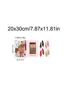 3PCS Pink Leopard Wall Art Fashion Stylish Prints Decor Office Aesthetic Girly Wall Art Fashion Magazine, Matchbox, High Heels Wall Art, Festival Gift, The Ideal Gift For Friends, Bedroom Art Print, Living Room Decor, Office Decor, Kitchen Decor, Bar Decor, Bathroom Decor, Wall Arts, Wall Decor, Home Decor, Room Decor, Canvas Wall Art, Posters, Wall Art With Frame, Optional Frame ﻿ - 3pcs - View 16