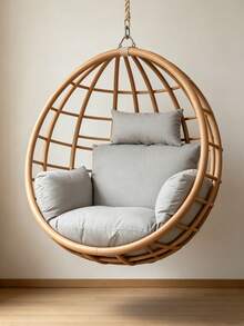 Ferocity Hanging Hammock Waterproof Chair Seat Padding For Patio Garden Swing Basket Cushion, Graphite [114] - Cushion - View 3