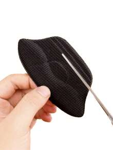 2pcs Minimalist Heel Protector Stickers, Soft Cotton Comfortable Anti-Friction Heel Pads, Suitable For Sports Shoes - Multicolor - View 4
