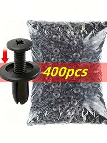 50pcs/100pcs/250pcs/400pcs/500pcs Automotive Expansion Screws, Leaf Plates, Inner Lining, Buckle, Bumper, Mudguard, Trunk Clip, Universal Fastening Clip - A - View 12