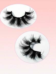 Selectable Natural False Eyelashes Fluffy Soft Dramatic 3D Mink Lashes Long Wispy Eyelash Cilia,Messy,Multi-Layered Eyelashes Short Thick Fake Eyelash Extension Bulk False Eyelashes Makeup Products Wedding Party & Club Daily Work Meeting Natural Fake Lashes Comfortable To Wear Strip Lashes,Lashes,Eyelashes,Fake Lashes - 貓眼睫毛 - 查看 3