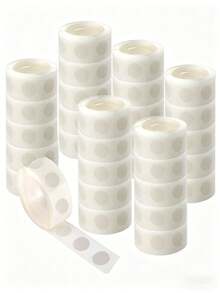 双面胶点，透明气球胶点，可移除胶点，气球工艺胶点，圣诞派对礼物 - 彩色 - 查看 1