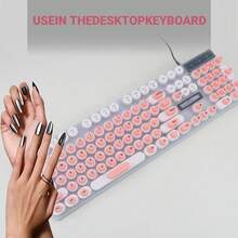 键盘键帽增高贴纸，长指甲打字辅助工具，美甲专用键帽垫，游戏办公两用增高键帽 - 查看 1