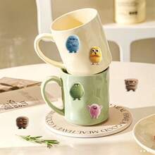 500 st/rulle söta fluffiga monsterklistermärken, kawaii lurviga varelser klistermärken i rulle för gör-det-själv-dagbok, gitarr, laptop, kuvertförsegling och presentinslagning - Multifärgad - Visa 4