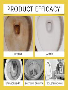 JUE FISH Limpador de Ácido Oxálico, Limpador de Vaso Sanitário, Removedor de Manchas, Perfumado, Limpeza e Polimento. Adequado para Limpeza de Vaso Sanitário, Remoção de Manchas, Remoção de Manchas de Urina e Higiene Diária. Acessórios de Banheiro - Líquido - Visão 5