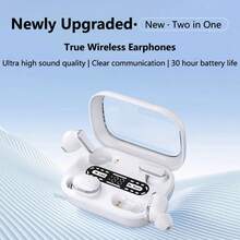 NEW SENYANG NEUE Senyang-2026 Neue kabellose Ohrhörer HiFi HD-Sound LED-Anzeige Ladecase Leicht Komfortabel In-Ear ENC Dolby Sound HD-Anrufe TWS Paare Bluetooth 6.0 Kopfhörer für iPhone für Android als Geschenk - Übersicht 4