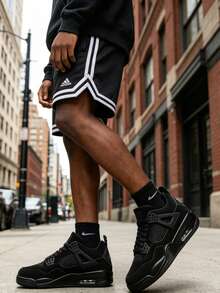 New Casual Sports Shoes For Men And Women, Styish And Breathable, Perfet For Outdoor Sports, $Hopping, Walking, Chrstmas, Irthdays, And As A Gift. - 純黑 - 查看 9