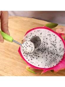 Bộ dụng cụ tạo hình và điêu khắc dưa hấu 2 trong 1, dao khắc trái cây, dụng cụ tạo hình dưa hấu (màu xanh lá cây) - Nhiều màu - Xem 3