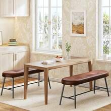 HOOBRO CB100CD01G1 - Banco de comedor - Marrn y negro - Ver 3