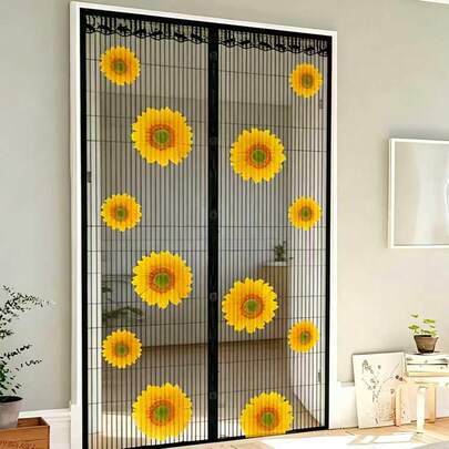 Magnetic Mosquito Net Door Curtain, Summer Mesh Screen Door For Home, Bedroom, Kitchen, No Drilling Required