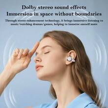 2026新款真無線入耳式夾耳式TWS情侶時尚雙藍牙6.0耳機 TWS EARPODS Mini情侶耳機 音樂遊戲耳機 兼容Android運動智能耳機 萬聖節禮物 - 查看 4