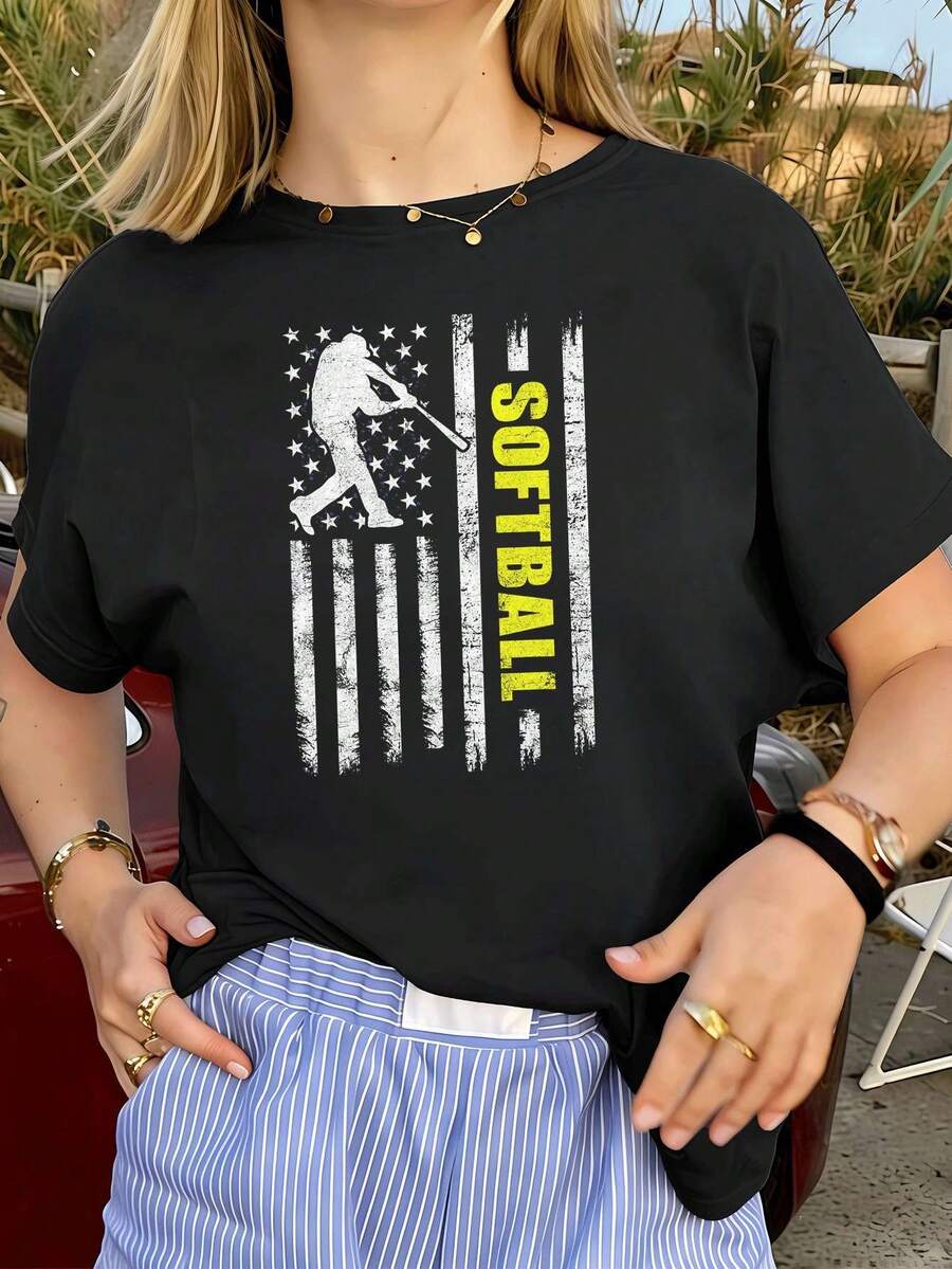 Women T-Shirts - Black - View 1