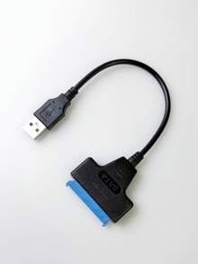 Cable adaptador USB a SATA para unidad de disco duro, convertidor externo de 2.5" SSD/HDD para portátil y de escritorio, transferencia de datos de alta velocidad sin necesidad de controlador, plug and play - Ver 7
