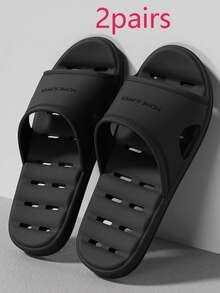 Anti-Slip, Odor-Resistant Bathroom Slippers, Breathable Perforated EVA Material, Unisex Home Sandals - Slippers - View 31