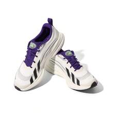 Adidas Zapatos deportivos casuales ligeros, zapatos para correr para hombres y mujeres, nueva llegada - Beige/Negro/Morado - Ver 2