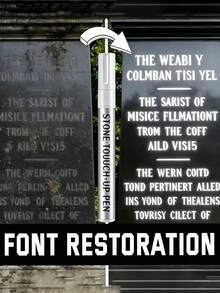 Weather-Resistant Marker Pen, Durable For Engraving Epitaph On Tombstones, Long-Lasting Marking For Tombstone Inscriptions - Multicolor - View 4
