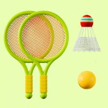 Badminton Racket Set, Interactive Outdoor Sports Tennis Racket Toys Stress Relief, Suitable As Christmas, Birthday Gift - Multicolor - View 10