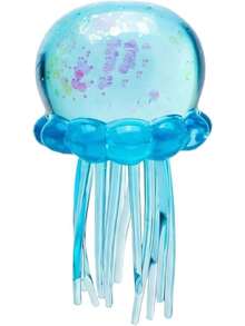 1 Piece Of Anxiety-Relieving Jellyfish Squishy Stress Toy – Ultra-Soft Slow Rising Squishies, A Stress-Relief Gadget  Squish, A Conical Sensory Stress-Relief Toy (For Adults To Relieve Anxiety), A Soft And Elastic Stress-Relief Set, Designed Specifically For Stress Relief.Party Gifts, Stress Relief, Stretching Activity Gifts, Or Decorations: This Stress-Relief Toy For Adults Is A Portable Anxiety-Relief Tool And Also Serves As An Attractive Desktop Decoration. - Blue - 查看 2