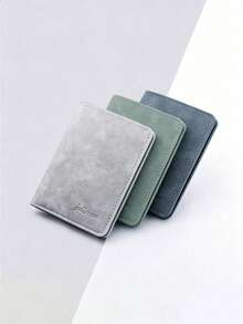 Multi-Color Matte Faux Leather Card Holder | Ultra-Thin Compact Card Case | Luxe Matte Finish For A Minimalist, Sophisticated Look | Multi-Compartment Wallet For IDs And Credit Cards | Perfect For Work, Commuting, Daily Use, And Campus Life | Ideal For Birthdays And Holidays | Precision-Stitched Reinforcement | Scratch-Resistant - Multicolor - View 1