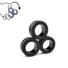 Magnetic Rings Set, 3PCS Idea ADHD Anxiety Decompression Magnetic Rings Fidget Toys Adult Rings Anxiety Relief, Finger Fidget Toys Great Adults Teens,Adhd,Fidget Toys,Magnet Fidget,Magnetic Stone,Magnetic Spinner,Anxiety Toys - Màu đen tuyền - Xem 7