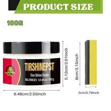 JB-XPCS 100g Tire Shine Coating Car Type Wax Polish High Gloss Agent Long Lasting Protection Type Shiny Cream Polisher Auto Tire Renovator - Tire Shine Coating - View 13
