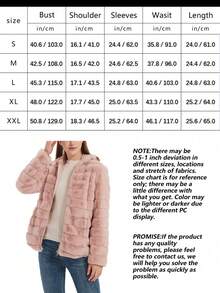 Risissida Women Hooded Faux Fur Jacket - The Perfect Choice For Autumn/Winter - Pink - View 11