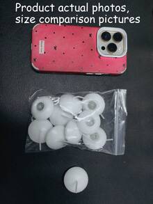 白色橢圓形浮水蠟燭 1入，燃燒約 1.5 小時，無香，適用於婚禮、飯店、餐廳、生日派對、浪漫晚餐的裝飾浮水圓盤蠟燭 - 彩色 - 查看 3