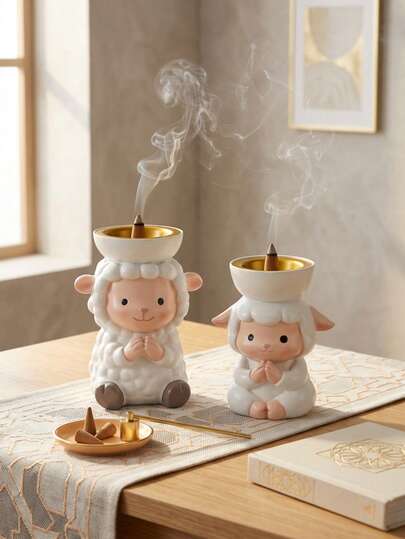 Bộ 1/1 chiếc lư hương hình cừu dễ thương, kiểu dáng thư giãn, thích hợp làm lư hương trang trí nhà cửa theo chủ đề Eid Al-Adha, dành cho những người yêu thích cừu. Được làm từ chất liệu nhựa, thiết kế tối giản, tuyệt vời cho gia đình, văn phòng, lễ hội, tiệc tùng, phòng tập yoga và không gian thiền định. Cũng là một lựa chọn quà tặng tuyệt vời, bao gồm quà tặng tựu trường, quà lưu niệm, quà tặng ngày lễ và quà tặng cho bạn bè và gia đình.