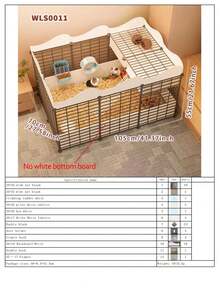 Lồng thú cưng nhỏ lắp ghép, lồng tự lắp ráp trong nhà cho chuột lang và chuột hamster, không gian rộng rãi. - nối - Xem 21