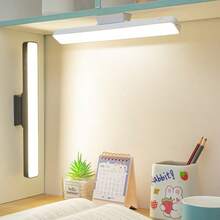 1pc LED Cool Desk Lamp, Touch Control, 3 Color Temperatures & Dimmable, Magnetic Installation, USB Rechargeable, Adjustable Angle, Handheld, Suitable For Reading, Office, Wardrobe, Cabinet, Stairs, Etc. - one-size - View 3