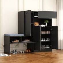 Storage Cabinets - Black - View 6